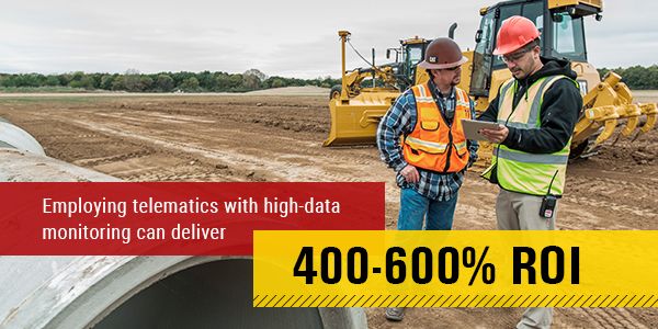 Employing telematics with data monitoring can deliver 400-600 percent ROI