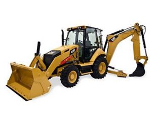 Cat backhoe