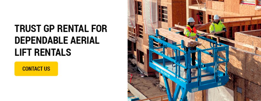 Trust GP Rental for Dependable Aerial Lift Rentals